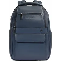 Рюкзак мужской Piquadro Solm CA7020S141/AV серо-голубой кожа