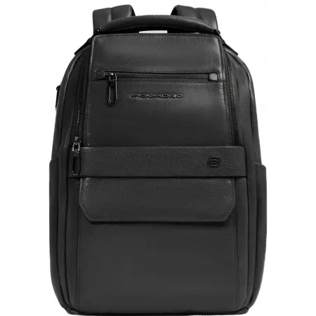 Рюкзак мужской Piquadro Solm CA7020S141/N черный кожа Рюкзак мужской Piquadro Solm CA7020S141/N черный кожа