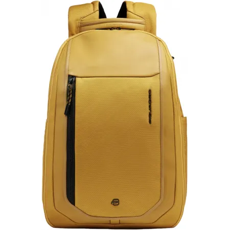Рюкзак мужской Piquadro Lyss CA6928S143BM/G желтый полиэстер/натур.кожа Рюкзак мужской Piquadro Lyss CA6928S143BM/G желтый полиэстер/натур.кожа