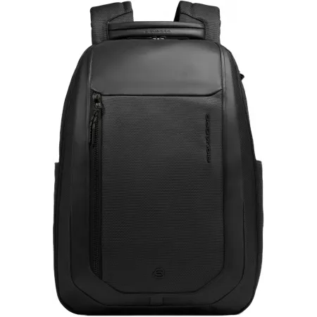 Рюкзак мужской Piquadro Lyss CA6928S143BM/N черный полиуретан/полиэстер/натур.кожа
