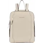 Рюкзак женский Piquadro Circle CA4576W92/BECU бежевый/кофейный кожа