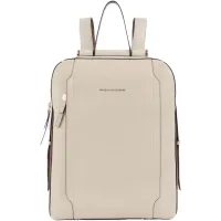 Рюкзак женский Piquadro Circle CA4576W92/BECU бежевый/кофейный кожа Рюкзак женский Piquadro Circle CA4576W92/BECU бежевый/кофейный кожа