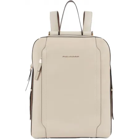 Рюкзак женский Piquadro Circle CA4576W92/BECU бежевый/кофейный кожа
