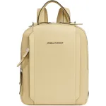 Рюкзак женский Piquadro Lyra CA5566W92T/BE бежевый нейлон/натур.кожа