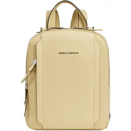 Рюкзак женский Piquadro Lyra CA5566W92T/BE бежевый нейлон/натур.кожа