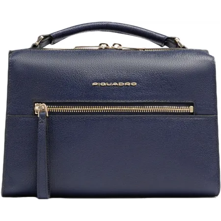 Сумка женская Piquadro Patricia BD6954W140/BLU темно-синяя натур.кожа