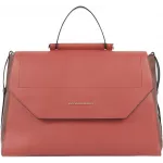 Деловая сумка женская Piquadro Circle BD6778W92/ARTM с отделением для ноутбука 14" терракотовая/кофейная натур.кожа