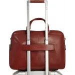 Деловая сумка мужская Piquadro Solm CA7025S141/CU с отделением для ноутбука 14" табачная натур.кожа