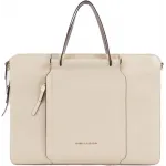Деловая сумка женская Piquadro Circle CA4021W92/BECU с отделением для ноутбука 15.6" бежевая/кофейная натур.кожа