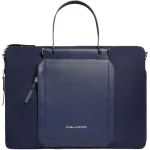 Деловая сумка женская Piquadro Lyra CA4021W92T/BLU с отделением для ноутбука 15.6" темно-синяя натур.кожа/нейлон