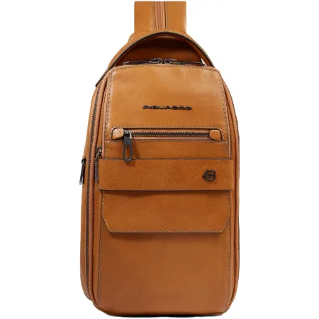 Рюкзак слинг мужской Piquadro Solm CA7028S141/BE песочный кожа