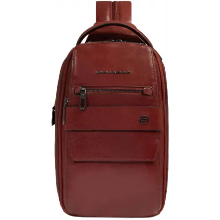 Рюкзак слинг мужской Piquadro Solm CA7028S141/CU табачный кожа Рюкзак слинг мужской Piquadro Solm CA7028S141/CU табачный кожа