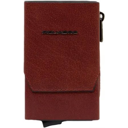 Чехол для кредитных карт Piquadro Solm PP5585S141R/N черный натур.кожа/алюм.