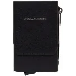 Чехол для кредитных карт Piquadro Solm PP5649S141R/AV серо-голубой натур.кожа/алюм.