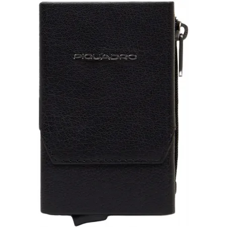 Чехол для кредитных карт Piquadro Solm PP5649S141R/AV серо-голубой натур.кожа/алюм.