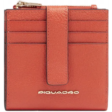 Чехол для кредитных карт Piquadro Patricia PP6843W140R/AR коралловый натур.кожа Чехол для кредитных карт Piquadro Patricia PP6843W140R/AR коралловый натур.кожа