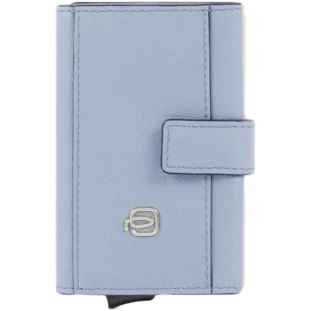 Чехол для кредитных карт Piquadro Circle PP5649W92R/AZ3 голубой натур.кожа/алюм. Чехол для кредитных карт Piquadro Circle PP5649W92R/AZ3 голубой натур.кожа/алюм.