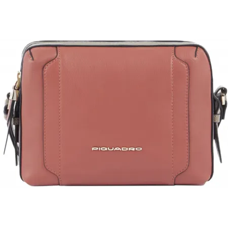 Сумка женская Piquadro Circle BD4870W92/ARTM коралловая/кофейная натур.кожа