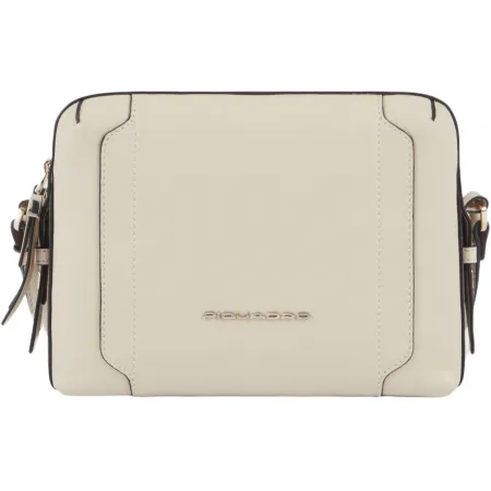 Сумка женская Piquadro Circle BD4870W92/BECU бежевая/кофейная натур.кожа