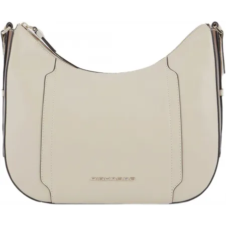 Сумка женская Piquadro Circle BD6657W92/BECU бежевая/кофейная натур.кожа