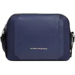 Сумка женская Piquadro Lyra BD4870W92T/BLU темно-синяя натур.кожа/нейлон