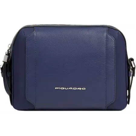 Сумка женская Piquadro Lyra BD4870W92T/BLU темно-синяя натур.кожа/нейлон