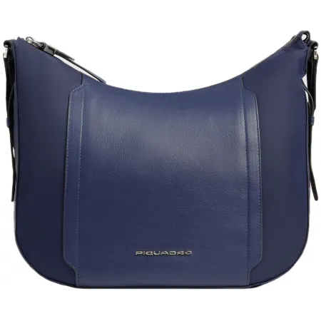 Сумка женская Piquadro Lyra BD6657W92T/BLU темно-синяя натур.кожа/нейлон Сумка женская Piquadro Lyra BD6657W92T/BLU темно-синяя натур.кожа/нейлон