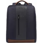 Рюкзак мужской Piquadro Brief2 CA4818BR2/BLUCU темно-синий/коричневый нейлон/натур.кожа