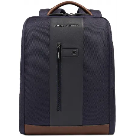 Рюкзак мужской Piquadro Brief2 CA4818BR2/BLUCU темно-синий/коричневый нейлон/натур.кожа