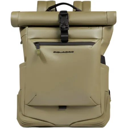 Рюкзак мужской Piquadro C20W CA6291C2OW/VE3 роллтоп фисташковый полиуретан