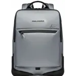 Рюкзак Piquadro C20W CA6464C2OW/MGR серебристый/черный полиуретан