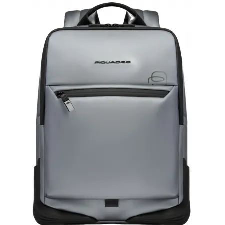 Рюкзак Piquadro C20W CA6464C2OW/MGR серебристый/черный полиуретан