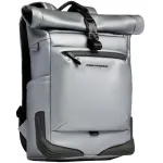 Рюкзак мужской Piquadro C20W CA6291C2OWS/MGR роллтоп серебристый/черный полиуретан Рюкзак мужской Piquadro C20W CA6291C2OWS/MGR роллтоп серебристый/черный полиуретан