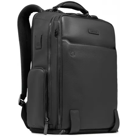 Рюкзак мужской Piquadro Modus CA7107MOSBM/N черный кожа