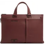 Деловая сумка мужская Piquadro Russel CA4021W137/CU с отделением для ноутбука 15.6" красное дерево натур.кожа