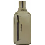 Рюкзак слинг Piquadro C20W CA6466C2OW/VE3 хаки полиуретан