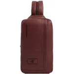 Рюкзак слинг Piquadro Russel CA6764W137/CU красное дерево кожа