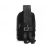 Рюкзак слинг мужской The Bridge Ludovico 053126LZ/7R черный натур.кожа