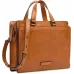 Деловая сумка The Bridge Leone Soft 063026D3/74 с отделением для ноутбука 13" коньячная натур.кожа