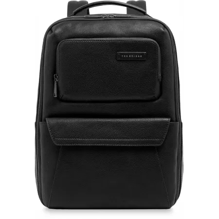 Рюкзак мужской The Bridge Ludovico 063126LZ/7R черный натур.кожа Рюкзак мужской The Bridge Ludovico 063126LZ/7R черный натур.кожа