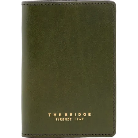 Обложка для паспорта The Bridge 09811501/00C темно-зеленый натур.кожа Обложка для паспорта The Bridge 09811501/00C темно-зеленый натур.кожа