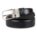 Ремень Piquadro C11 CU3049C11/NB 125х3.50см черный/синий натур.кожа