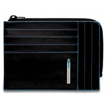 Чехол для кредитных карт Piquadro Blue Square PU1243B2R/N черный натур.кожа