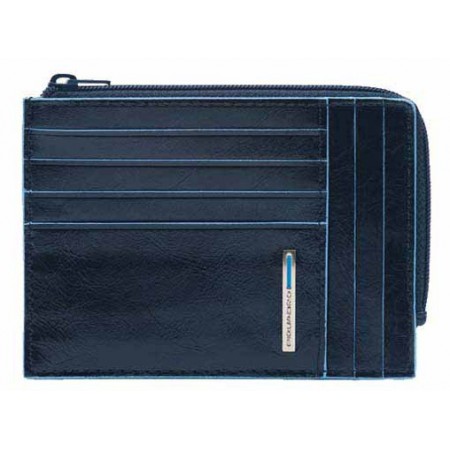 Чехол для кредитных карт Piquadro Blue Square PU1243B2R/BLU2 синий натур.кожа