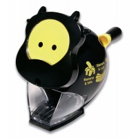 Точилка для карандашей механическая Kw-Trio 30RA Корова 30RA 1 отверстие пластик черный/желтый Точилка для карандашей механическая Kw-Trio 30RA Корова 30RA 1 отверстие пластик черный/желтый