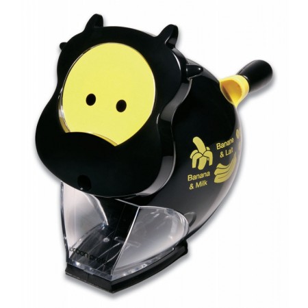 Точилка для карандашей механическая Kw-Trio 30RA Корова 30RA 1 отверстие пластик черный/желтый Точилка для карандашей механическая Kw-Trio 30RA Корова 30RA 1 отверстие пластик черный/желтый