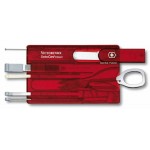 Швейцарская карта Victorinox SwissCard Classic (0.7100.T) красный полупрозрачный коробка подарочная