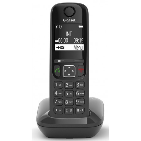 Р/Телефон Dect Gigaset AS690 RUS SYS черный АОН