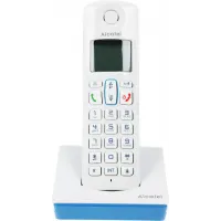 Р/Телефон Dect Alcatel S230 RU белый/синий АОН