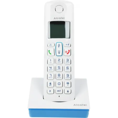 Р/Телефон Dect Alcatel S230 RU белый/синий АОН